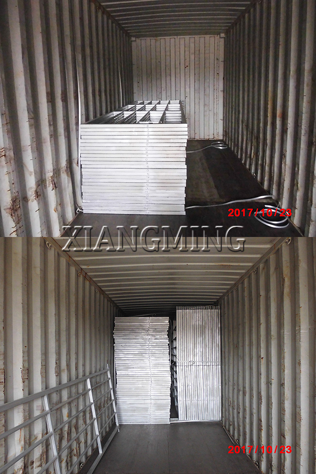 Heavy duty iron galvanized steel farm gate