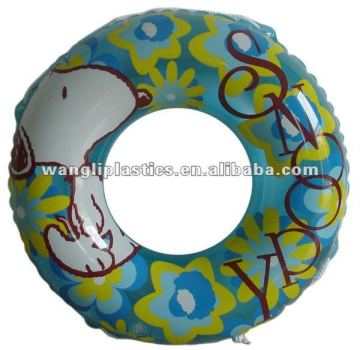 PVC Inflatable Baby Infant Swimming Ring Snoopy