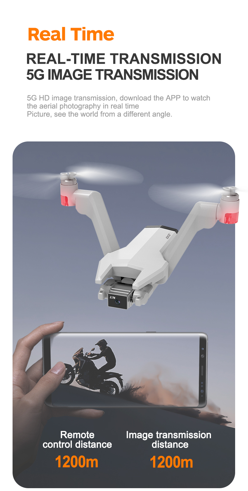 2022 NEW L100 Professional Drone Dual HD Camera EIS Two-Axis Gimbal Camera Helicopter RC Distance 1.2KM Brushless Quadcopter Toy