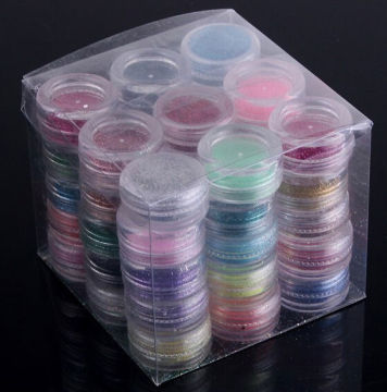 Wholesale glitter acrylic nail powder nail glitter nail slice art for nail decoration