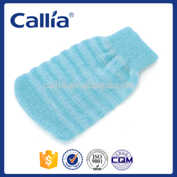 Nylon exfoliating bath gloves for shower