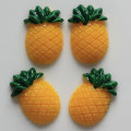 Carino retro piatto frutta ananas ciondoli in resina cabochon kawaii decorazioni per la casa di natale melma accessori