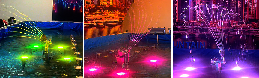 میور کی دم گھومنے والا چشمہ