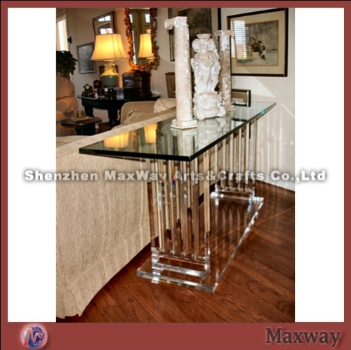 Clear Acrylic End Table