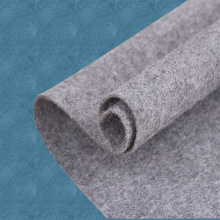 Material de tela no tejida con aguja de bolsa gris