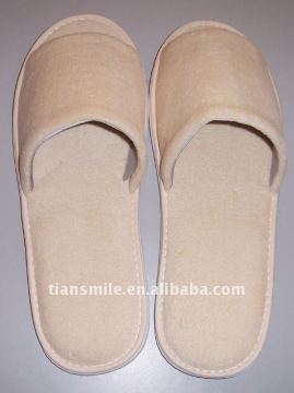cut velour hotel slipper