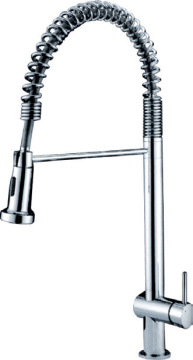 Single Lever Kitchen Spring Flexiable Spray Faucet