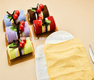 pink stawbeery triangle cake towel box cake towel