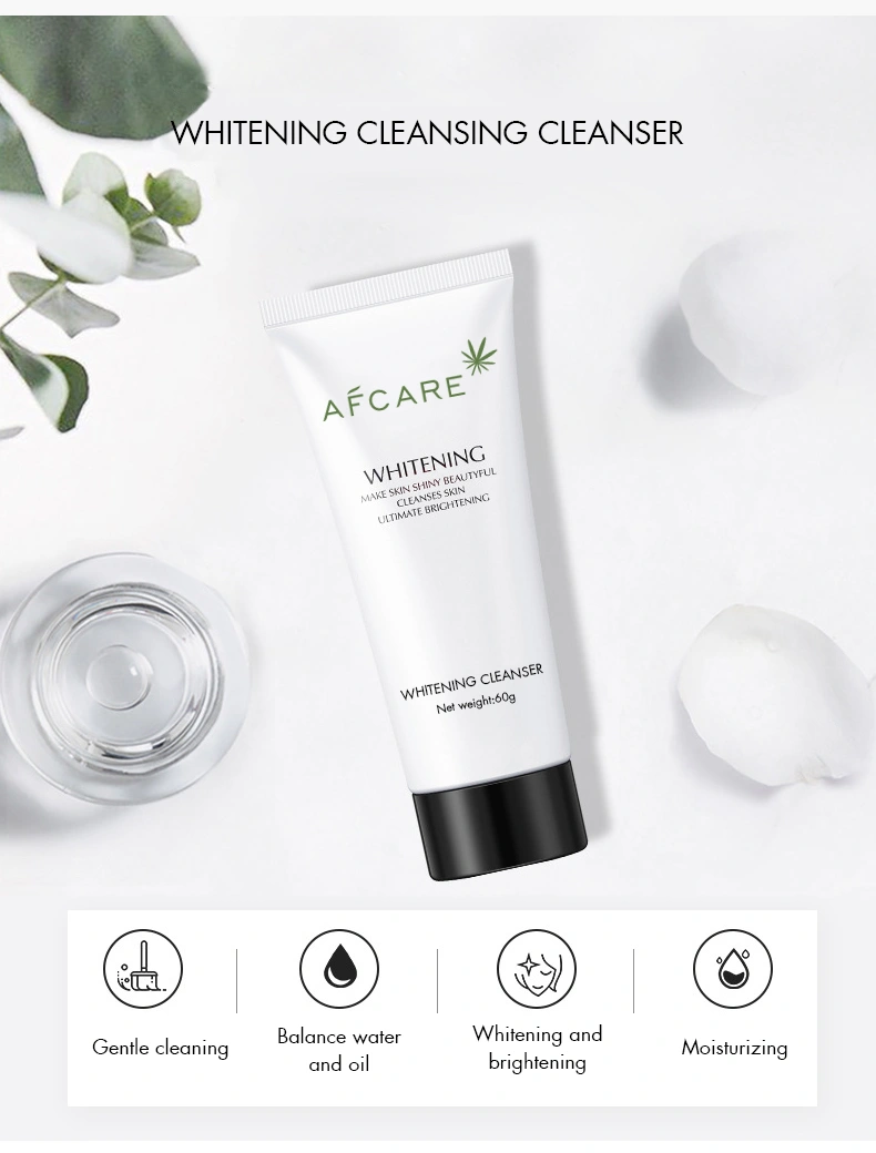 Amino Acid Hyaluronic Facial Cleanser Anti Acne Face Deep Cleansing Whitening Oil Control