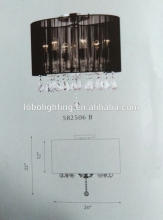 pendant ceiling light parts/residential ceiling lamp/dining ceiling lamp/fabric ceiling lamp round easy