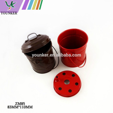 Decorative Galvanized Tinplate Metal Ashtray Bucket