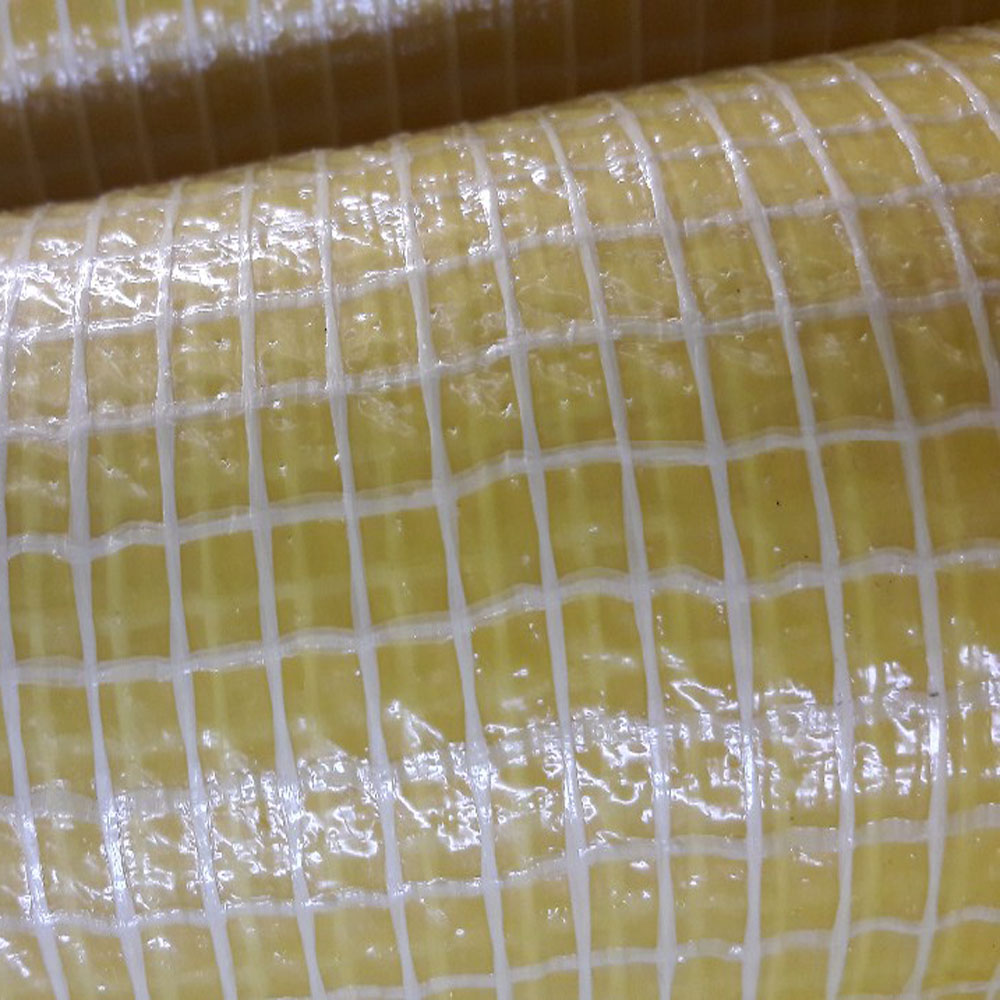 Yellow Leno Tarpaulin Micro-Perforated Foils 