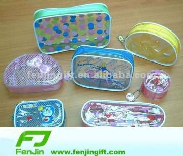 promotional clear pvc zipper bag