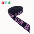 Custom printed jacquatd elastic band for garment underwear