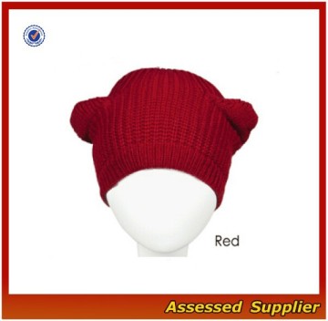 XJ805/Cute cat ear hat / Car ear knitted hat beanie hat