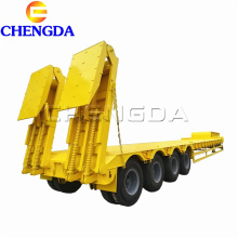 4 Axle 80 Tons Lowbed Semi Trailer