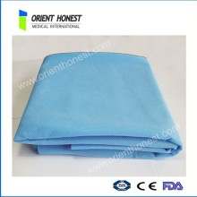 Blue Disposable Medical Draw Sheet