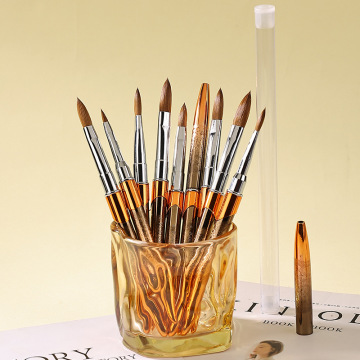 Wholesale Kolinsky Sable Acrylic Nail Brushes - Customizable Options Available