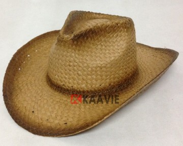 Guangzhou kaavie promotional cowboy western paper straw hat