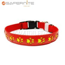 New Style Leather Luminous Led Dog Collar