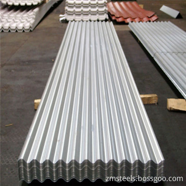 galvanized sheet metal roofing price 