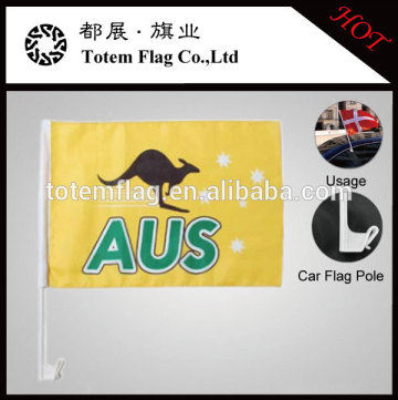 Fabric Material Dye Sublimation Printed Car Flag