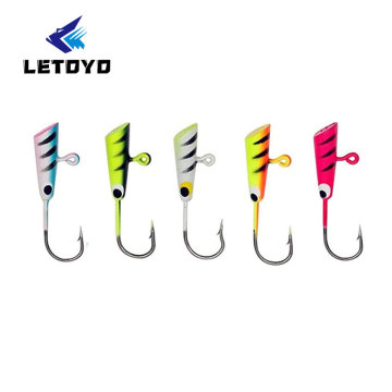 LETOYO Ice Fishing Jigs 1.9g 29mm for Crappie, Panfish, Walleye, Perch, Bluegill