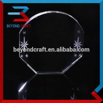 Decorative Solid Crystal Blank Plaque Wedding Gift Items