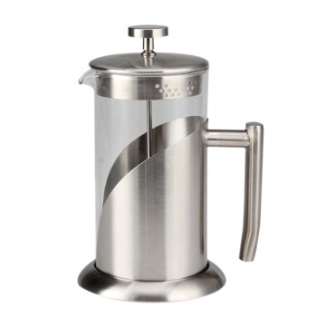 Caffettiera classica in vetro French Press con base resistente