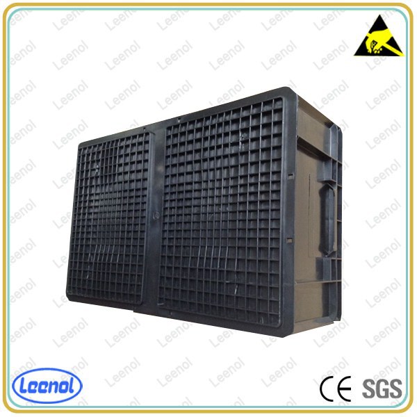 LN1526540 Esd PCB storage Box circulation box With Slot Panel ESD container