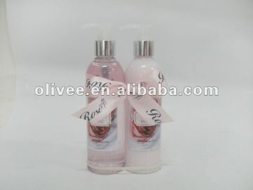 nice packing body lotion shower gel