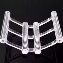 Customized Low Thermal Conductivity Slotted Quartz Boat