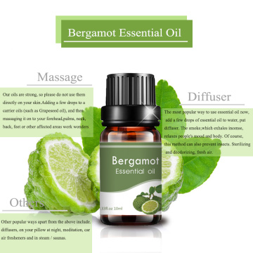 pure natural private label massage bergamot essential oil