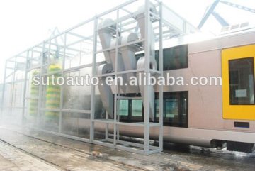 Automatic train wash machine