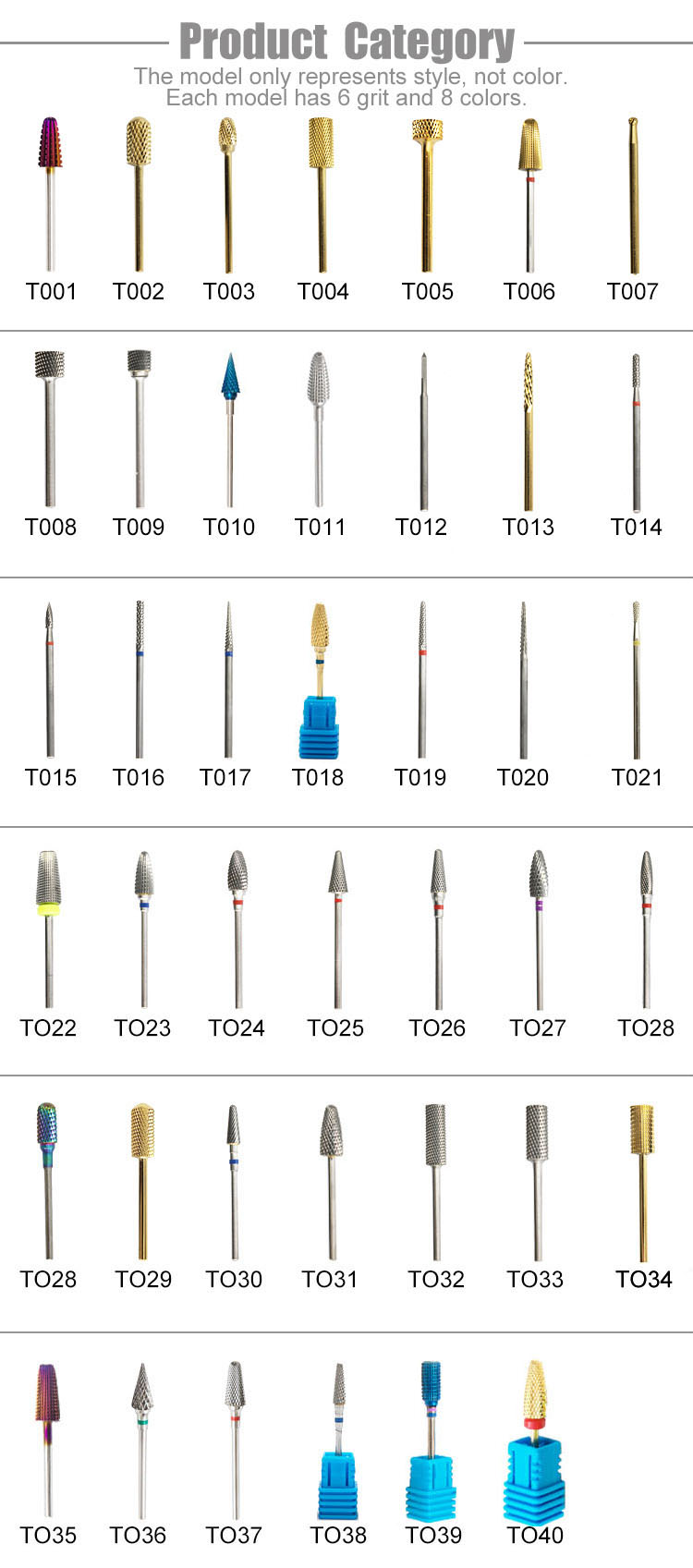 e tools nail tool artificial tip carbide tungsten steel