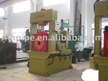 Return elbow beveling machine