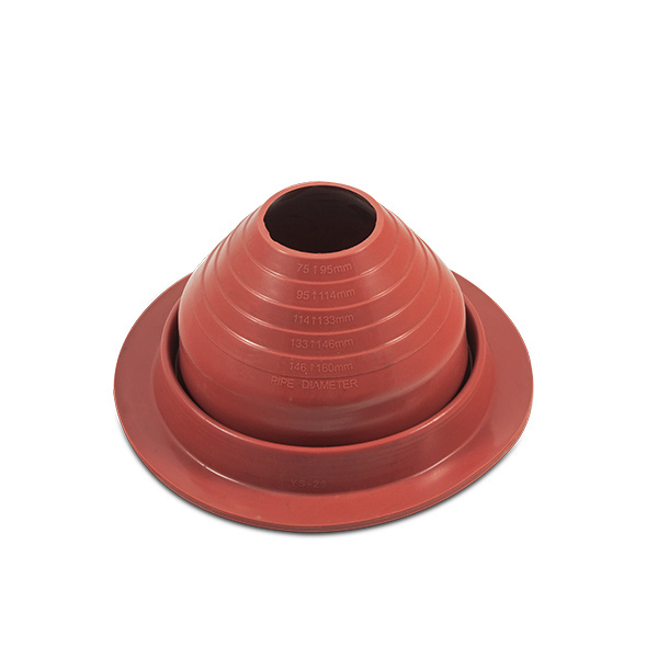 Wholesale Red Color Silicone Rubber Roof Vent Flashing