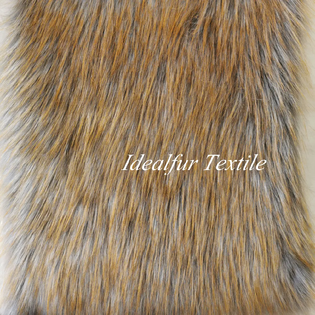 Factory Price Customize Wholesale Long Pile Faux Fox Fur Fabric