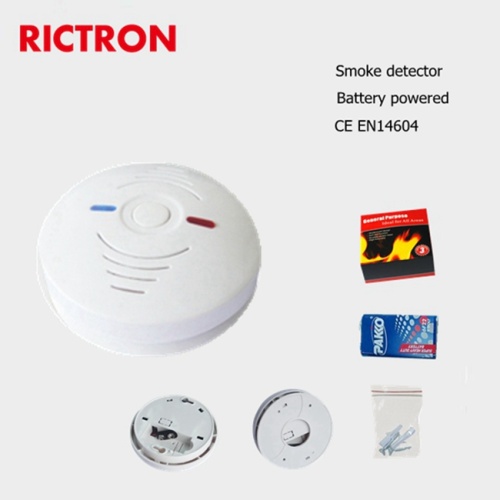 Sirena de alarma 85db Detector de humo Luz estroboscópica Detector de alarma de humo RCS423