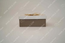 Handmade Decorative Boxes Of Printed Linen