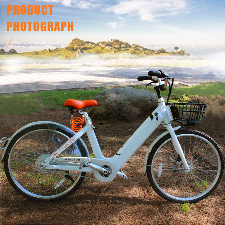 Factory price 26 inch solid tire electric sharing bike electric bicycle