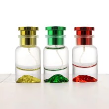 Fragrance Spray Bottle Thick Bottom Glass Perfume Bottle 50ml High quality Volcanic Stone Perfume Bottle With Pump And Cap