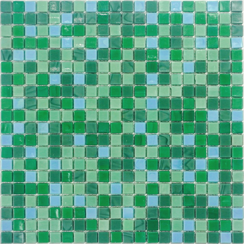 Classic glass mosaic tiles for outdoor use