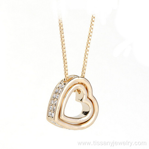 2015 New fashion jewelry heart Heart Necklace Pendant