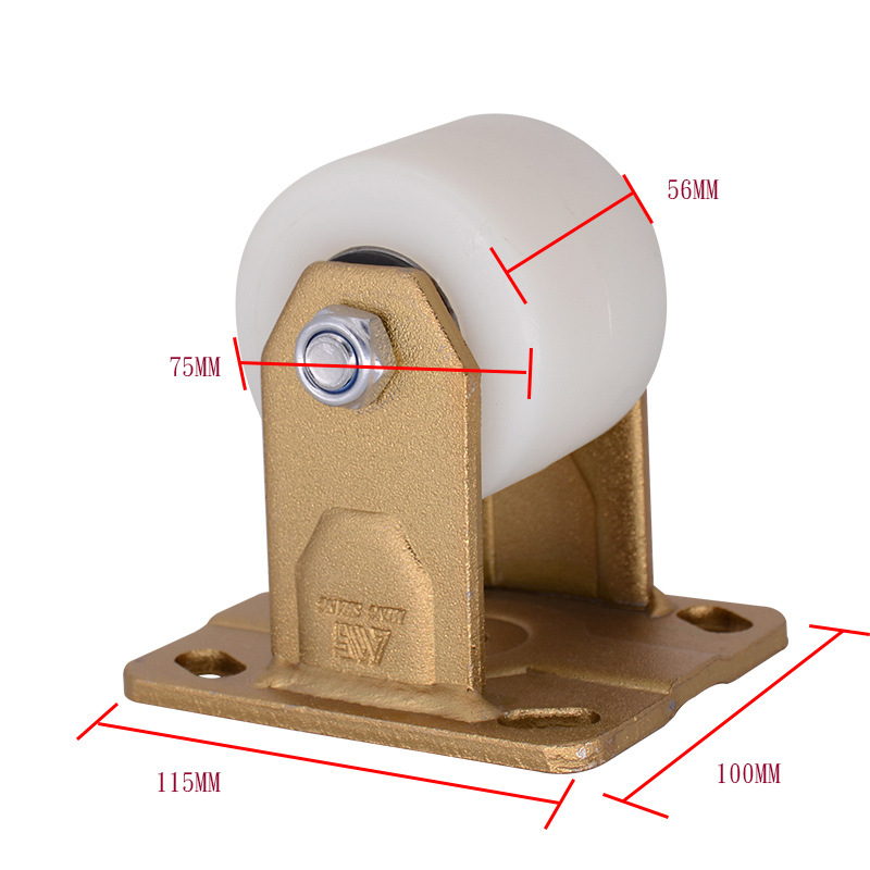 3 Inch Fixed Nylon Caster