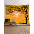 Tapisserie Wandteppich Wandbehang Galaxy Tapisserie Himmel Tapisserie Baum Tapisserie Nachthimmel Tapisserie für Schlafzimmer Wohnheim Dekor