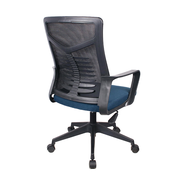 Modern Office Furniture Chair Mesh Seat Chromed Multi-function Office Chair Cheap Mesh Staff Task Chair with arms