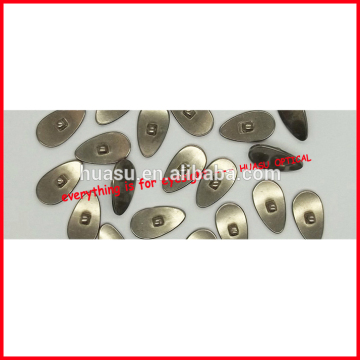 titanium nose pads for optical frames Eyeglass metal hard nose pads