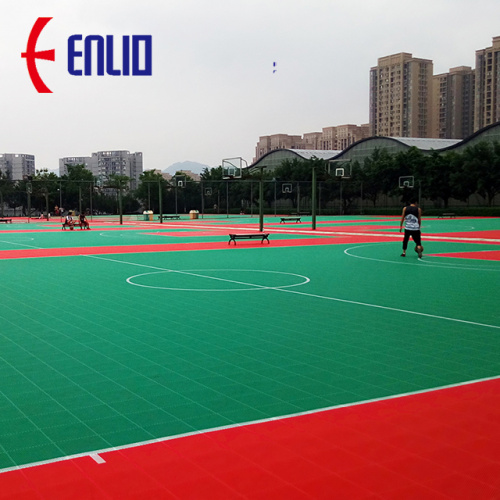 Lapangan Tenis Modular MAT Basketball Courte Tiles