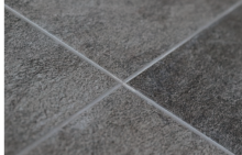 vinyl glue down with Grouting natural stone flooring